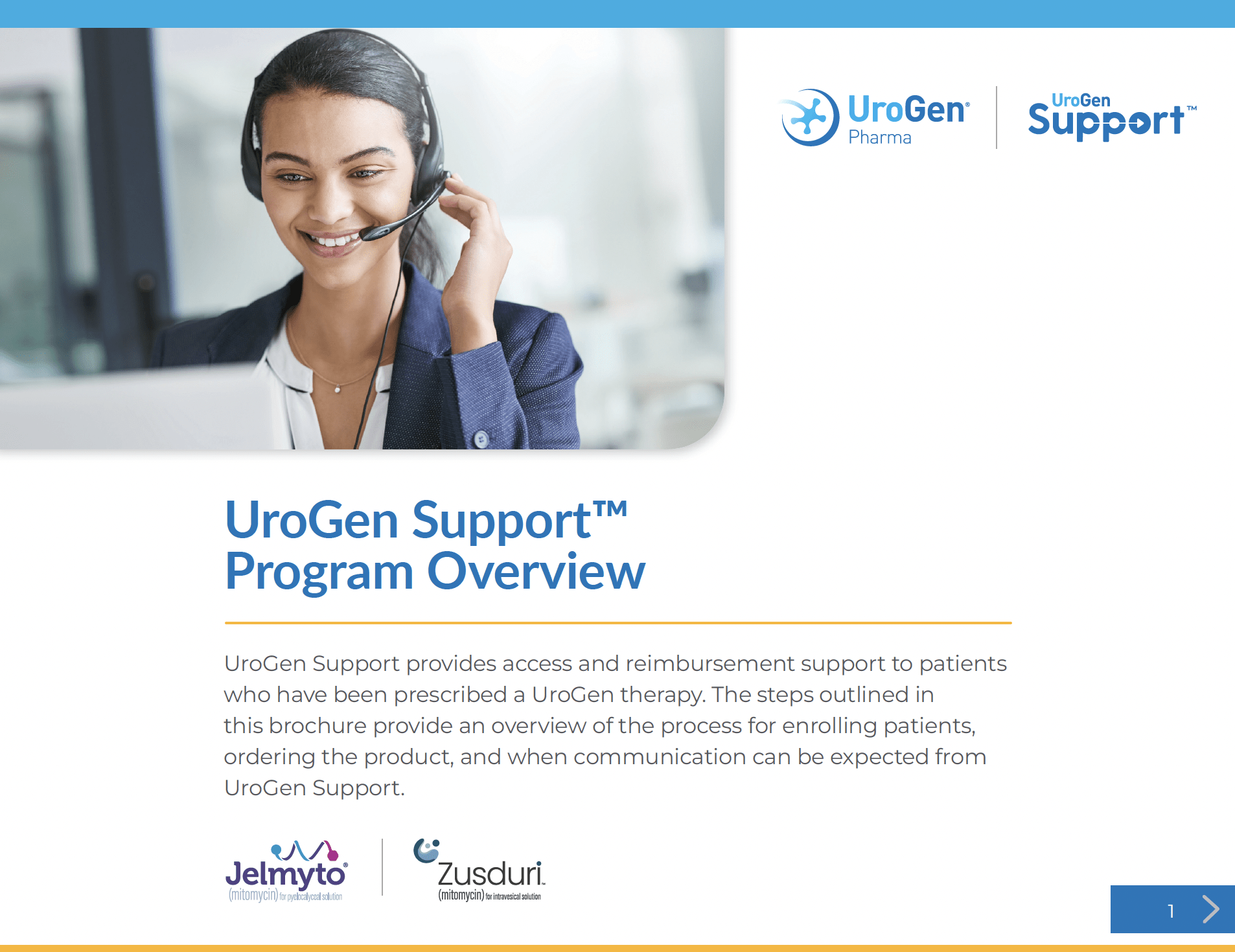 Thumbnail of UroGen Support™ Brochure PDF